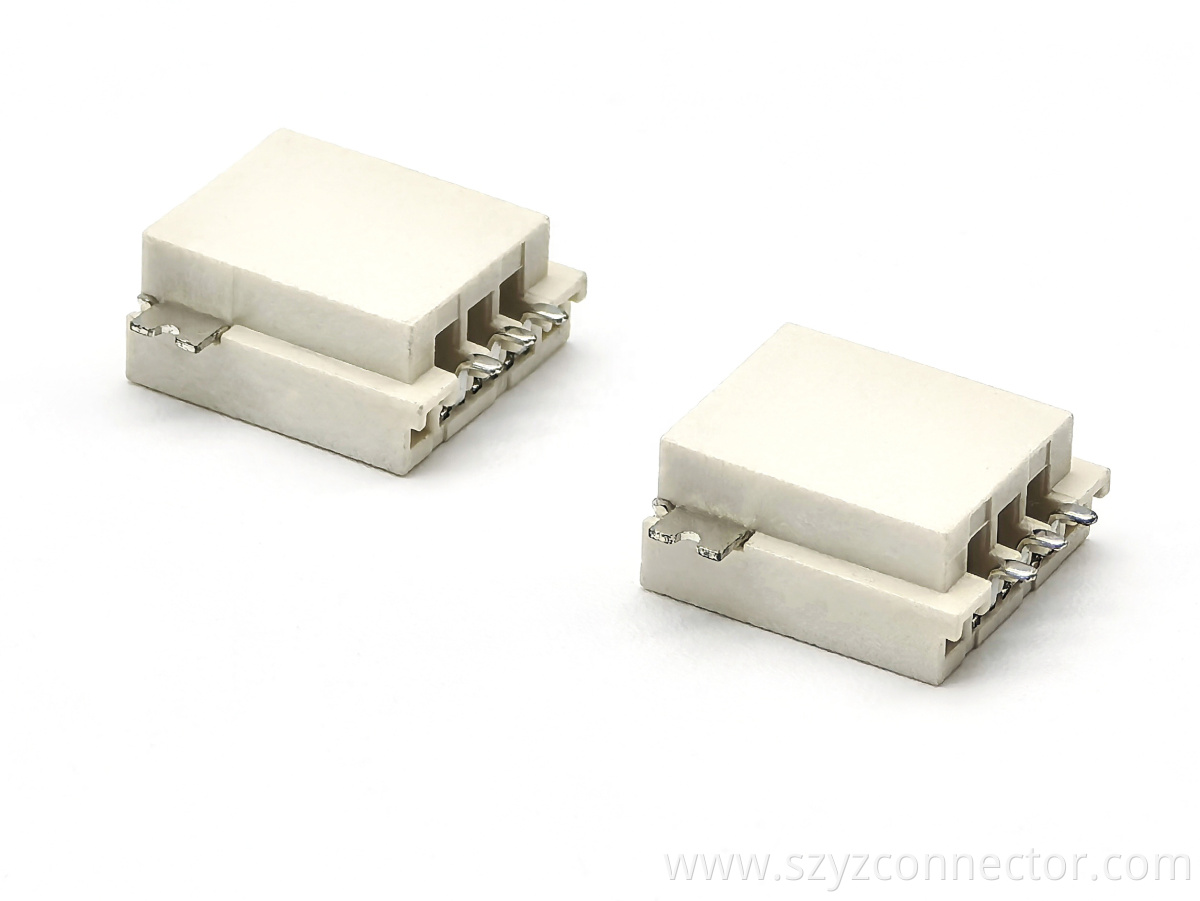 PH1.5mm Recessed Right-Angle Wafer SMT Type Pin header Connector 3P